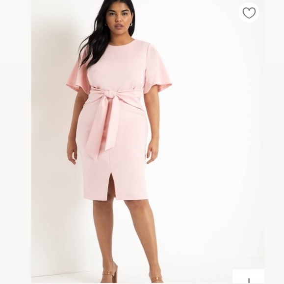 NWOT Nordstrom Eloquii Tie Waist Dress - Picture 1 of 3